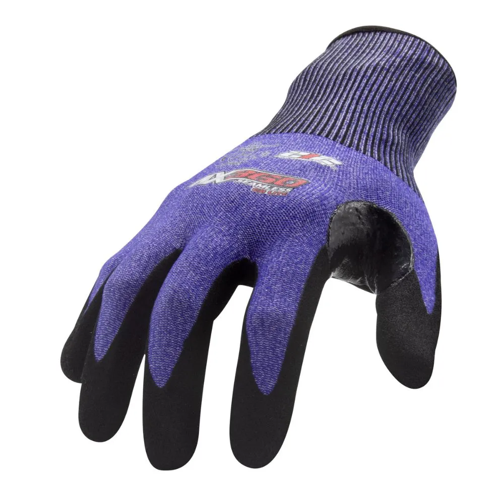 212 Performance AXLTC3-03-012 AX360 Seamless Knit Cut 3 Lite Gloves, 2X-Large Blue