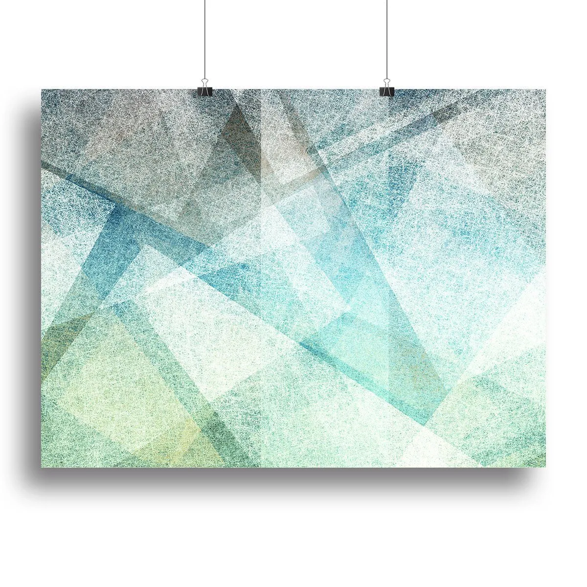 Abstract paper geometric Canvas Print or Poster