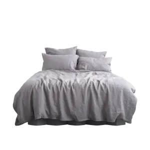 Ash Linen Duvet Cover Set