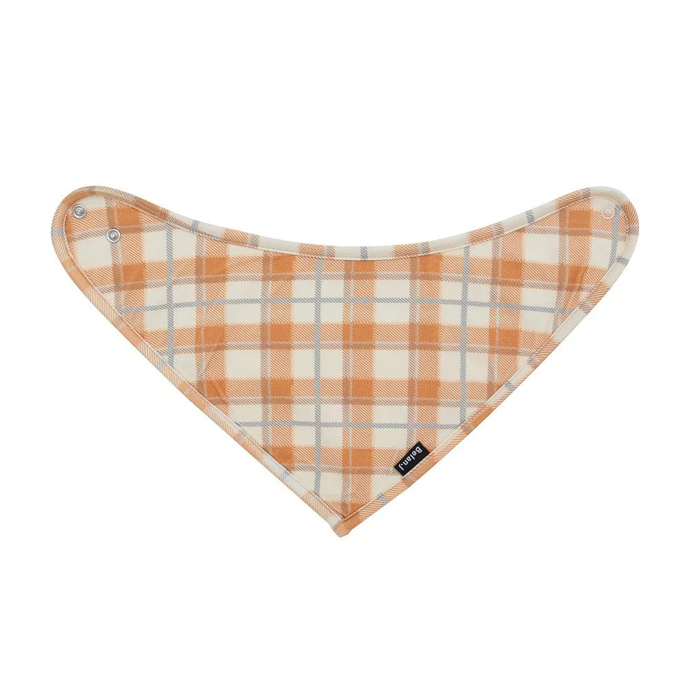 Bandana Bib - Autumn Plaid