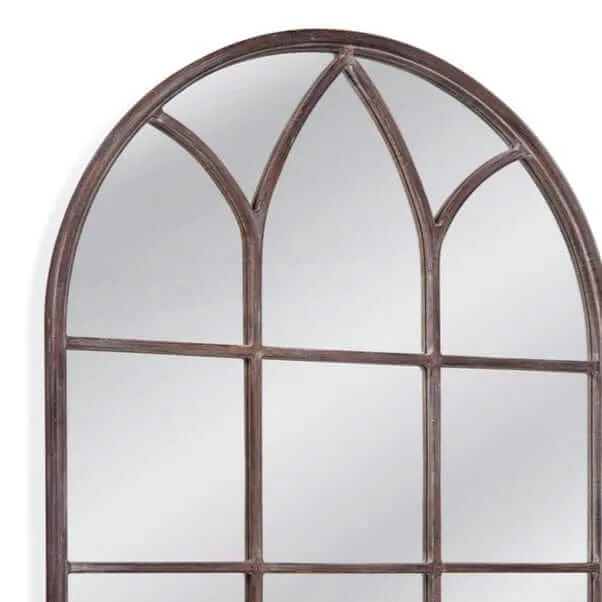 Bassett Mirror Pinole Weathered Panes Floor Mirror 55W x 85H