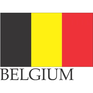 Belgium Embroidered Flag Badge