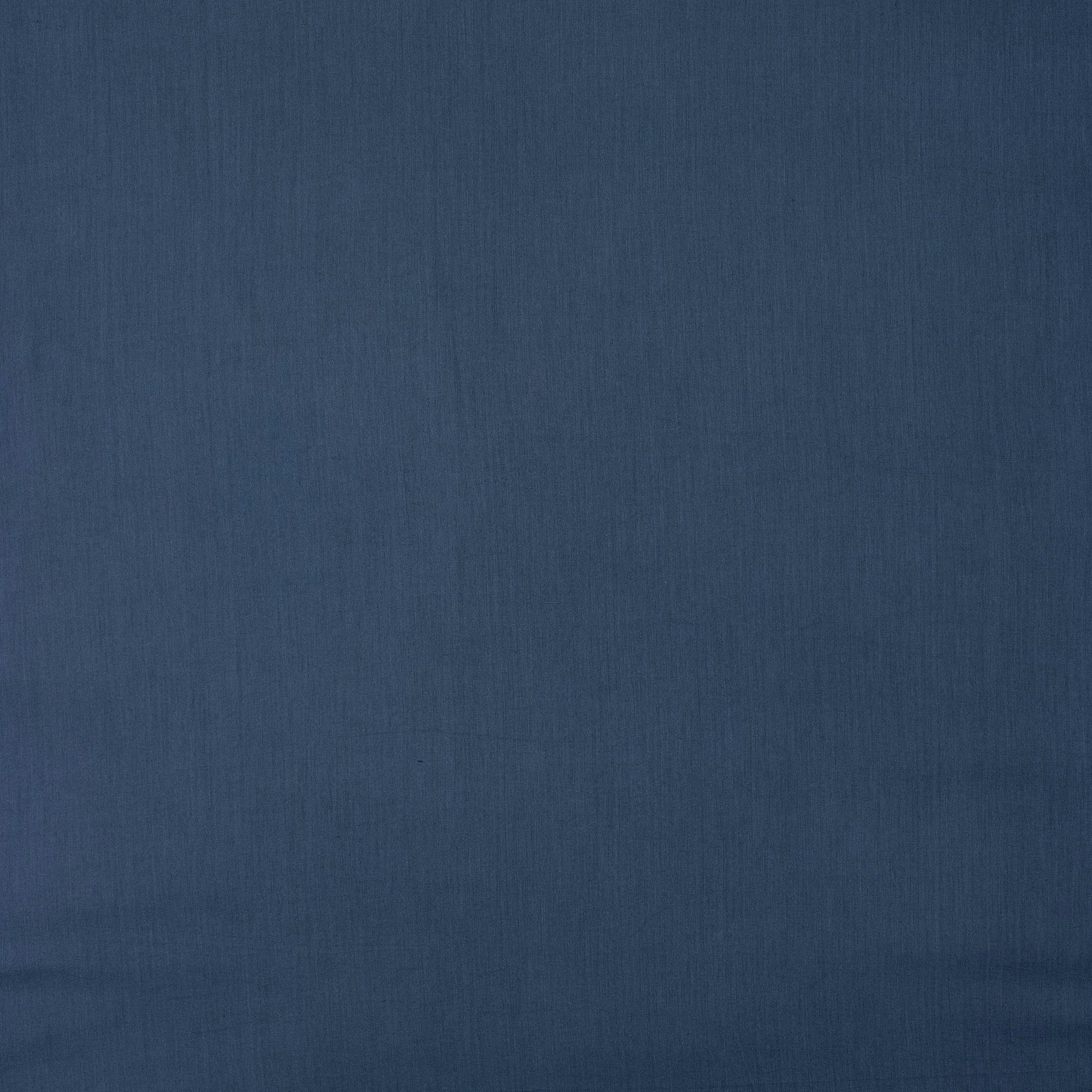 Blue Pure Natural Dyed Solid Cotton Fabric