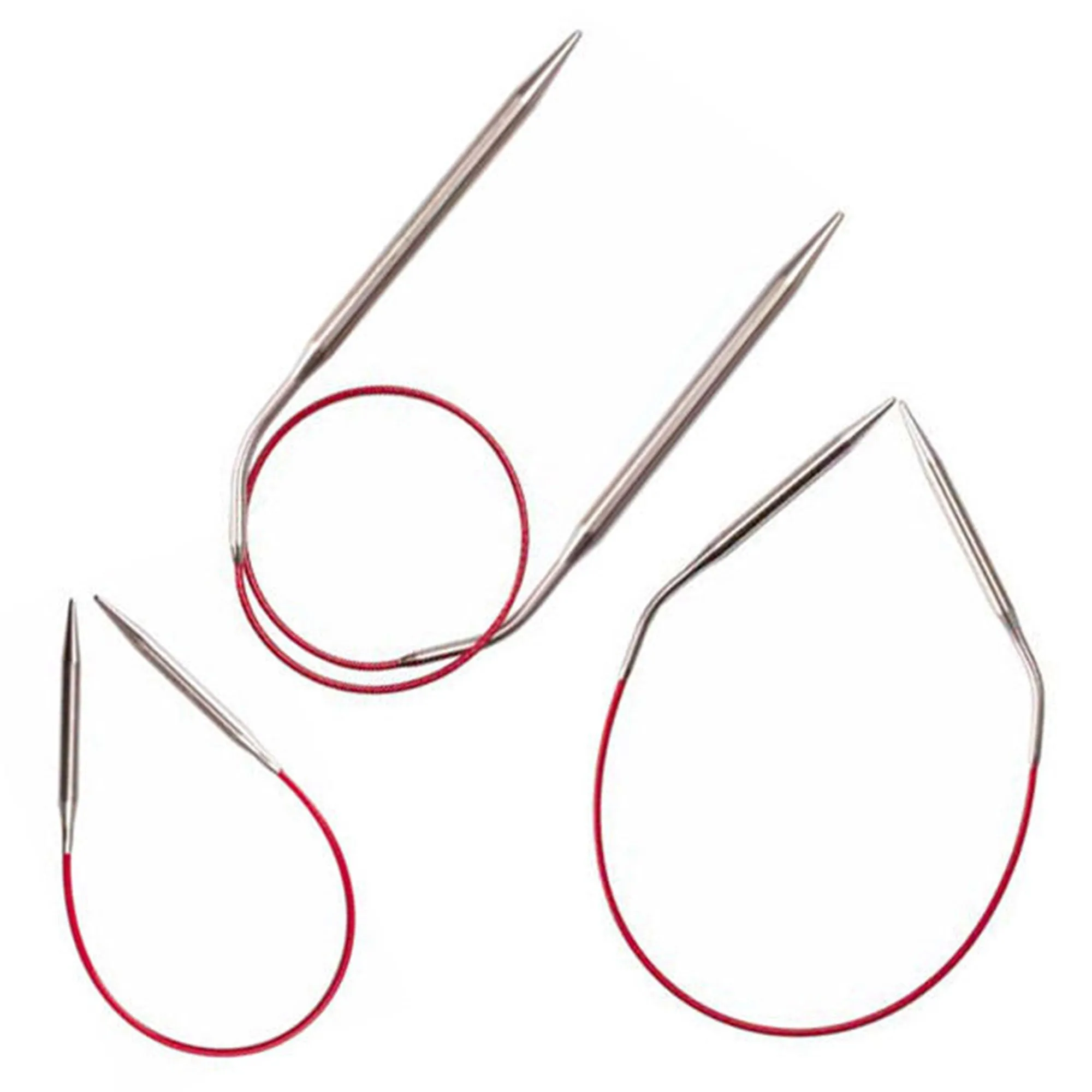 ChiaoGoo Knit RED Circular Needles - US 1 (2.25mm) - 40"