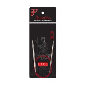 ChiaoGoo RED Lace Circular Needles - US 00 (1.75mm) - 16"