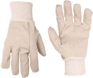 Clc Economy Cotton Canvas Work Gloves One Size Fits All