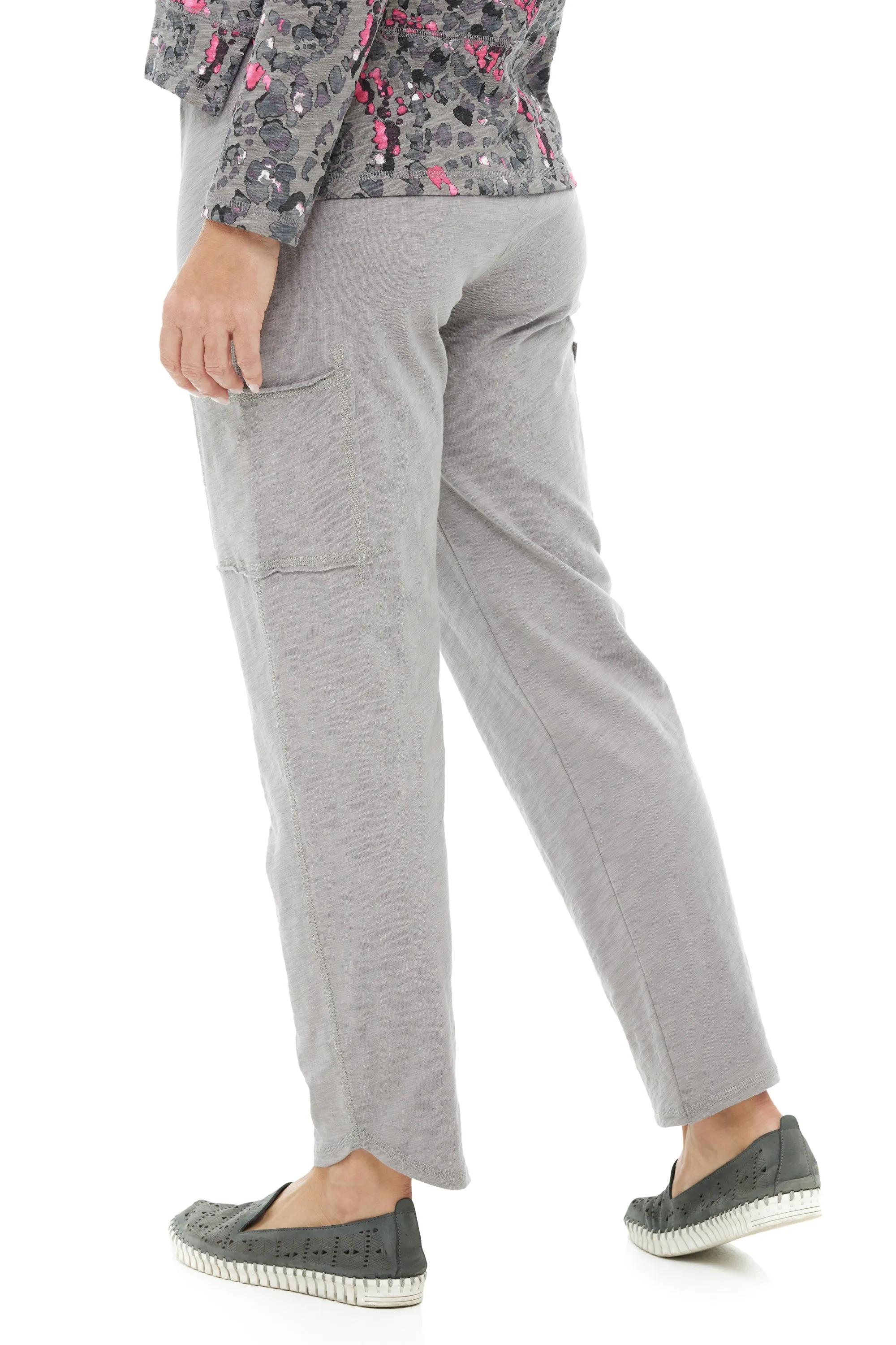 Cotton Pocket Ankle Pant