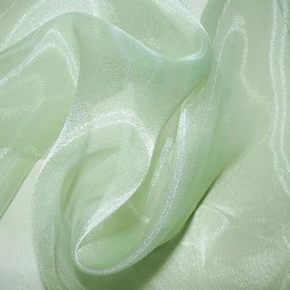 Crystal Organza Table Linen in Mint 600