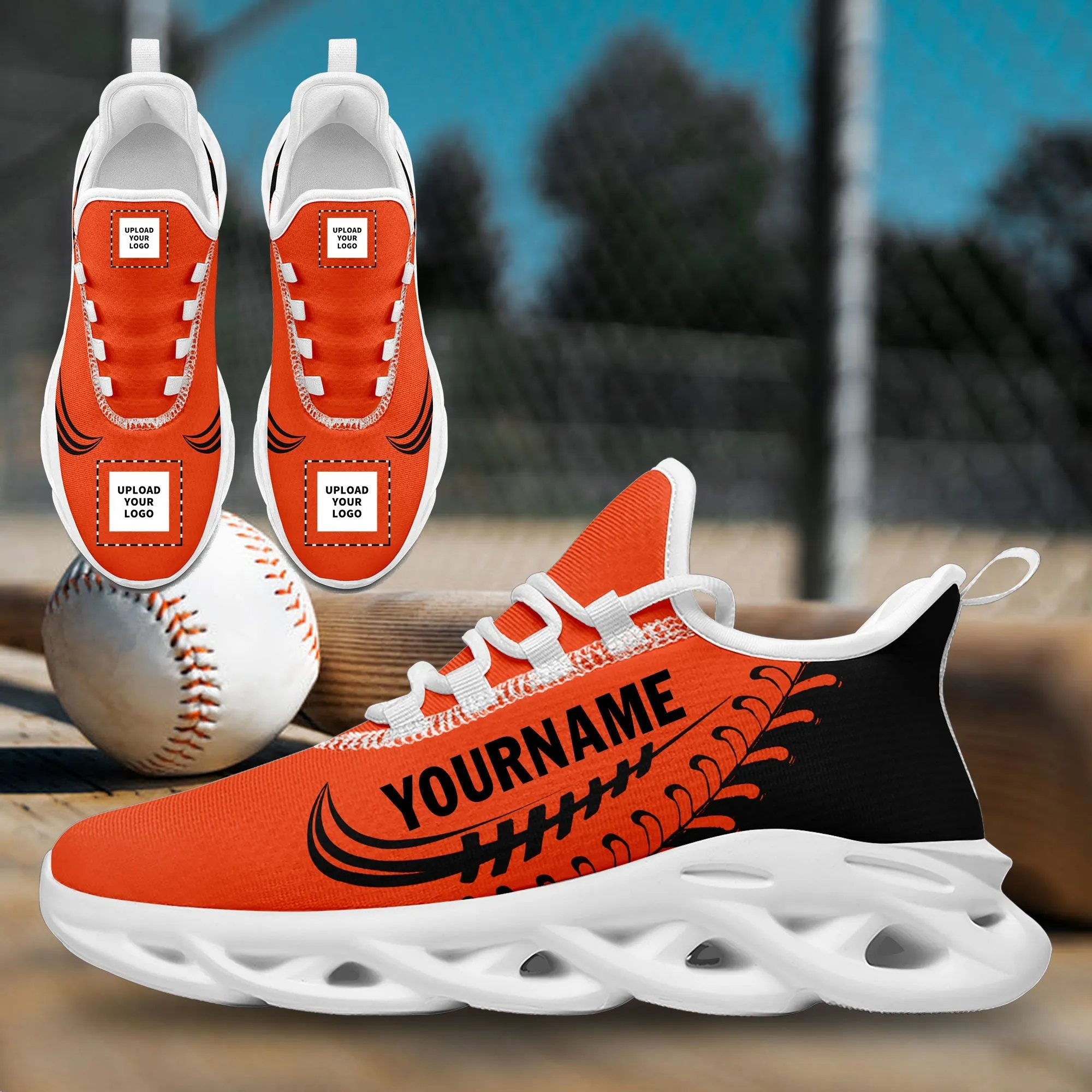 Custom Orange Jersey MaxSoul Shoes and Hat Combo Offer Personalized ZH-bd0b00e0-b0