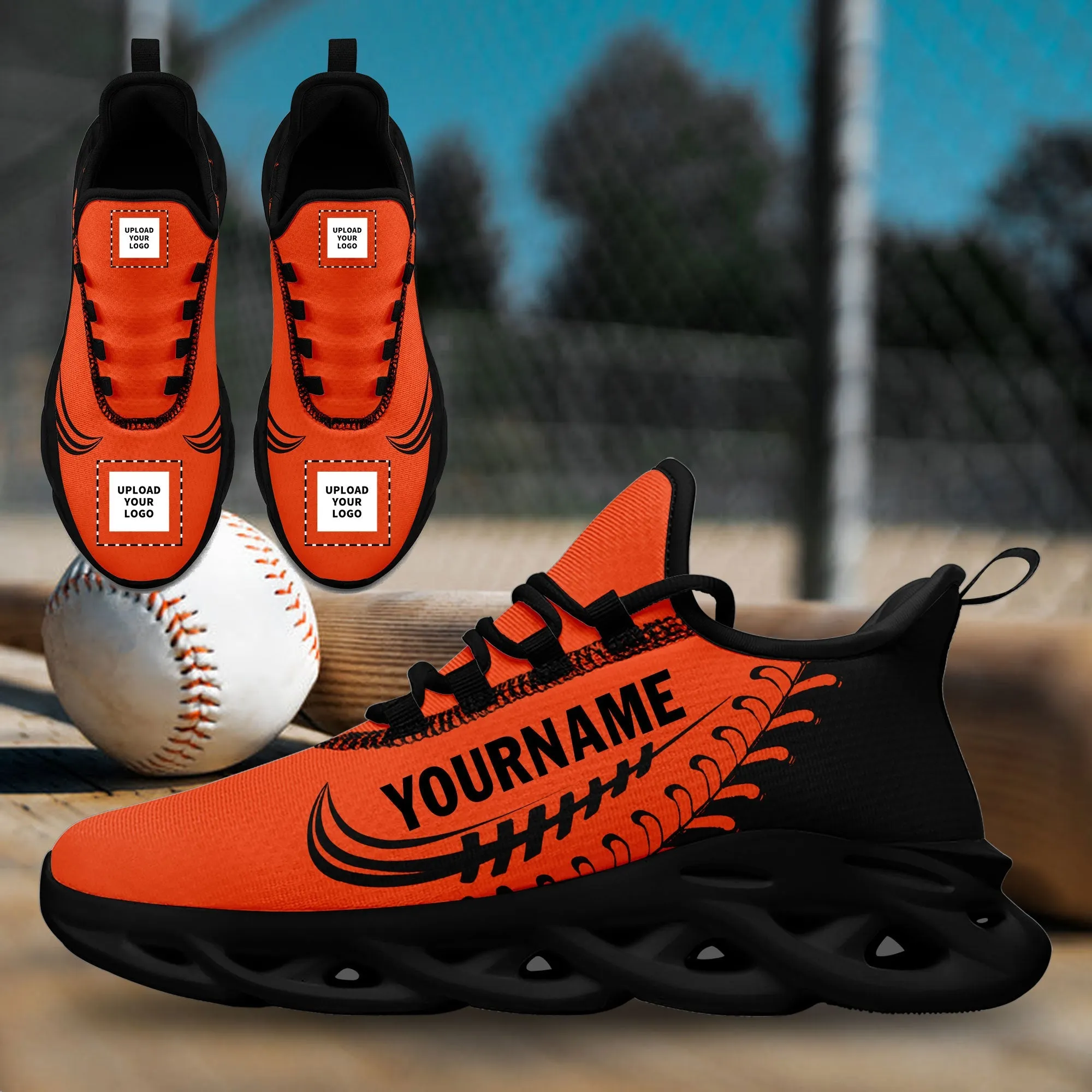 Custom Orange Jersey MaxSoul Shoes and Hat Combo Offer Personalized ZH-bd0b00e0-b0