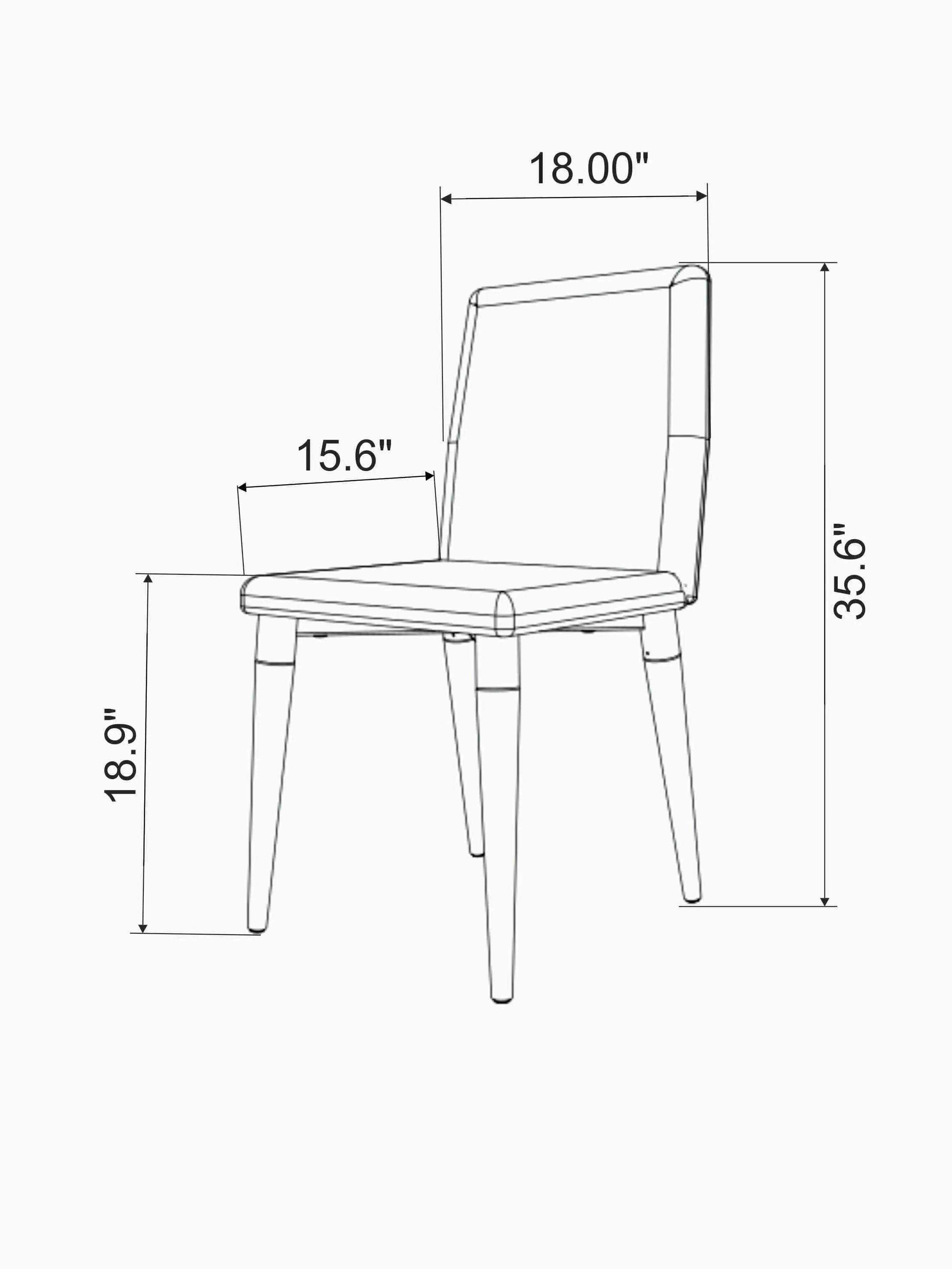 Duffy 62.99 Modern Rectangle Dining Table and Utopia Chevron Dining Chair in Cinnamon Off White and Beige - Set of 7