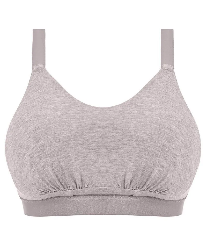 Elomi Downtime Wire-Free Bralette - Grey Marl