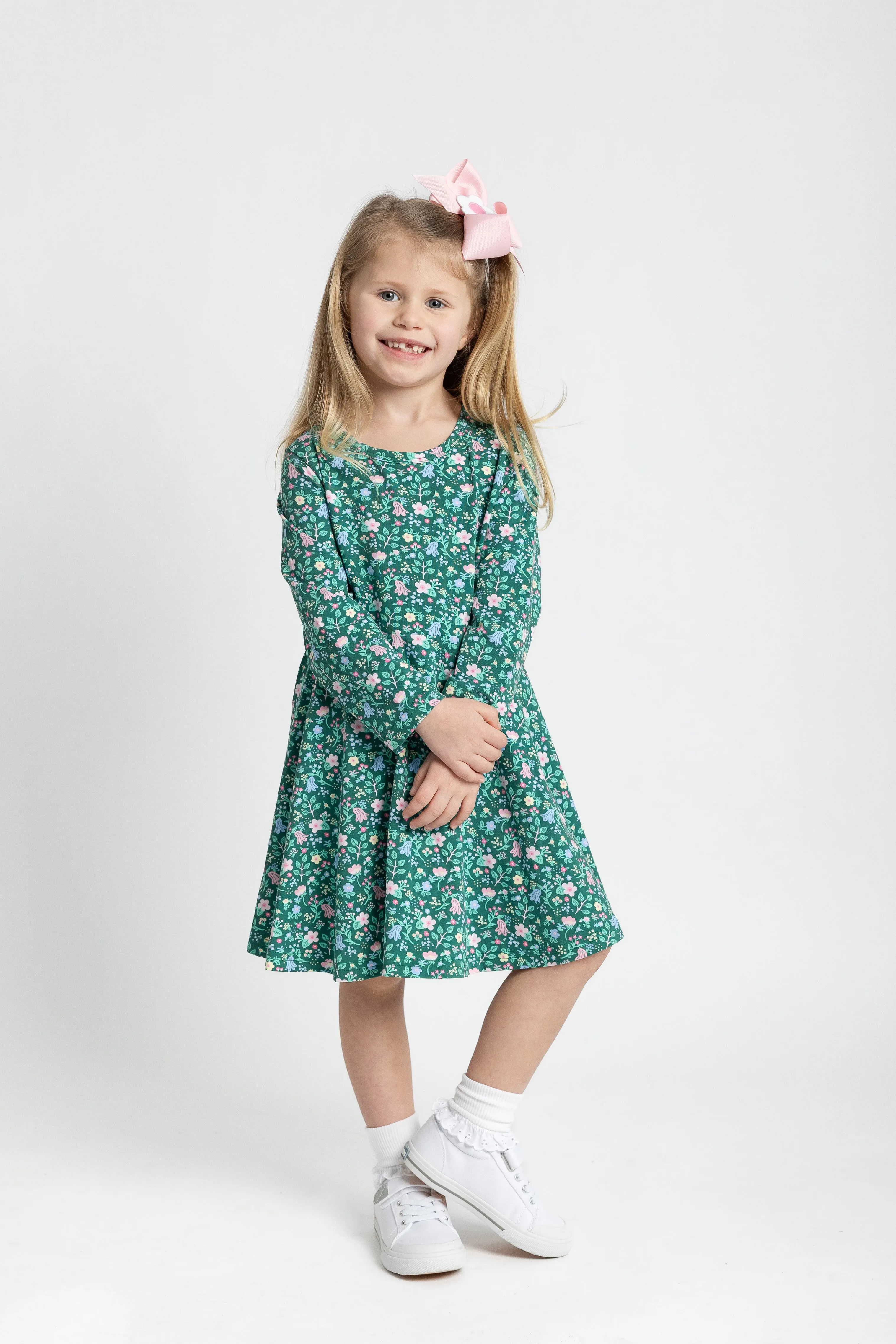 Florence Eiseman Floral Knit Dress