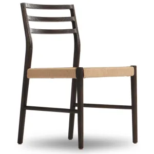 Glenmore Woven Dining Chair, Light Carbon, Set of 2