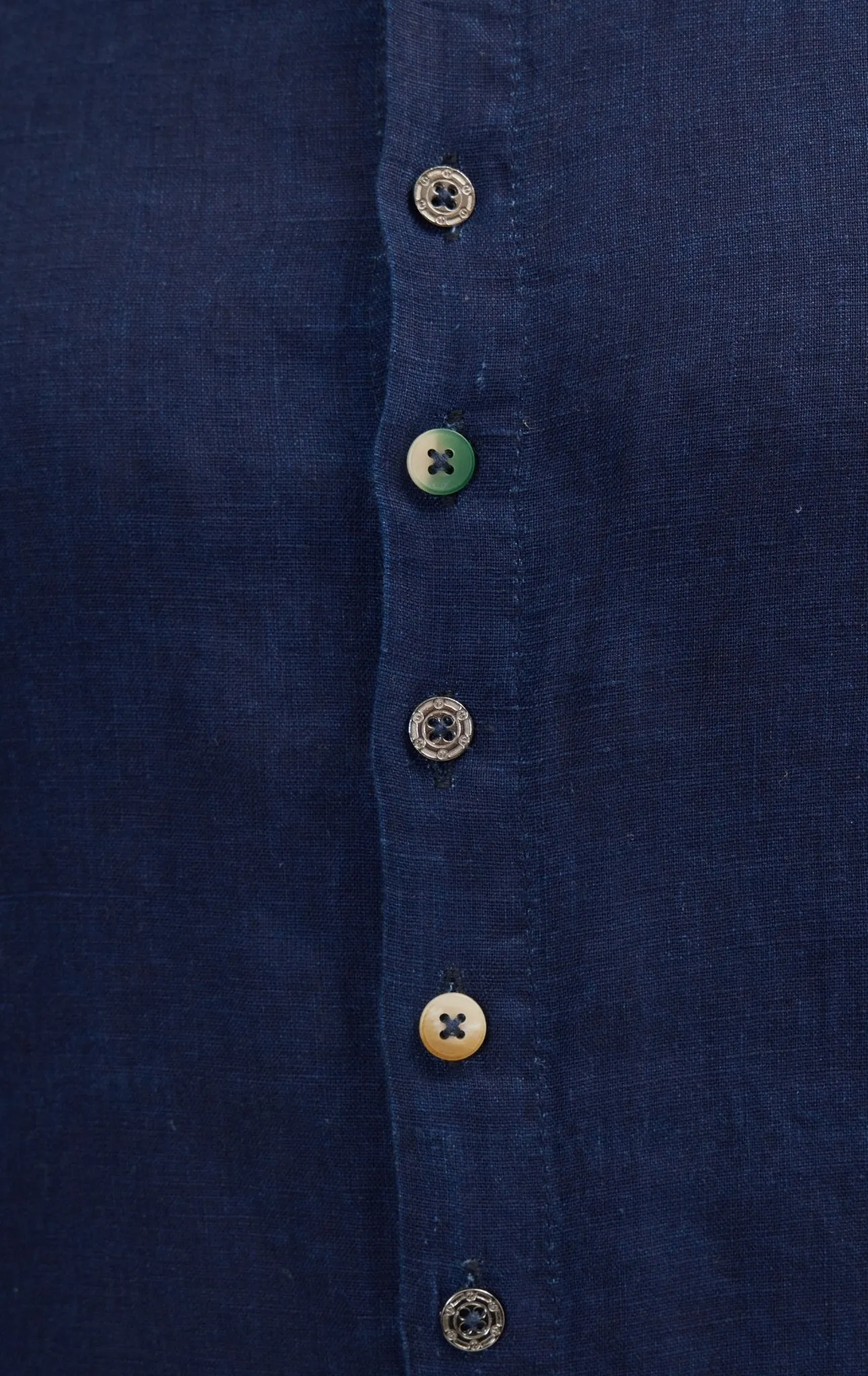 Indigo Linen Shirt