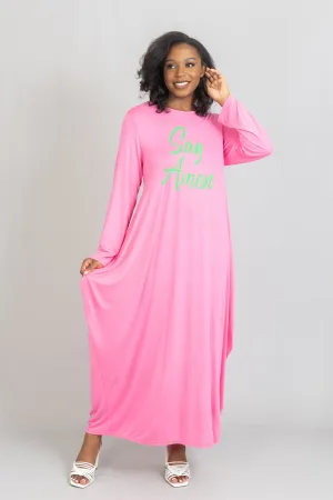 KaraChic CHH22115 Say Amen Knit Maxi Dress