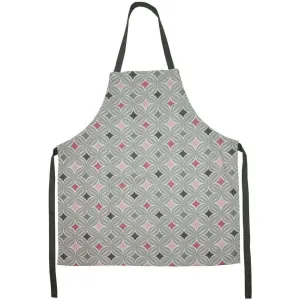 Laila Pink Cotton Print Apron