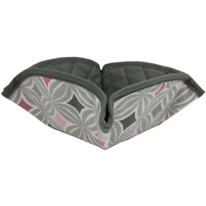 Laila Pink Cotton Print Bread Basket