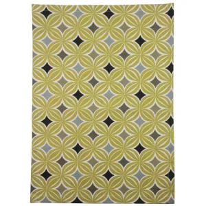 Laila Yellow Cotton Tea Towel Set