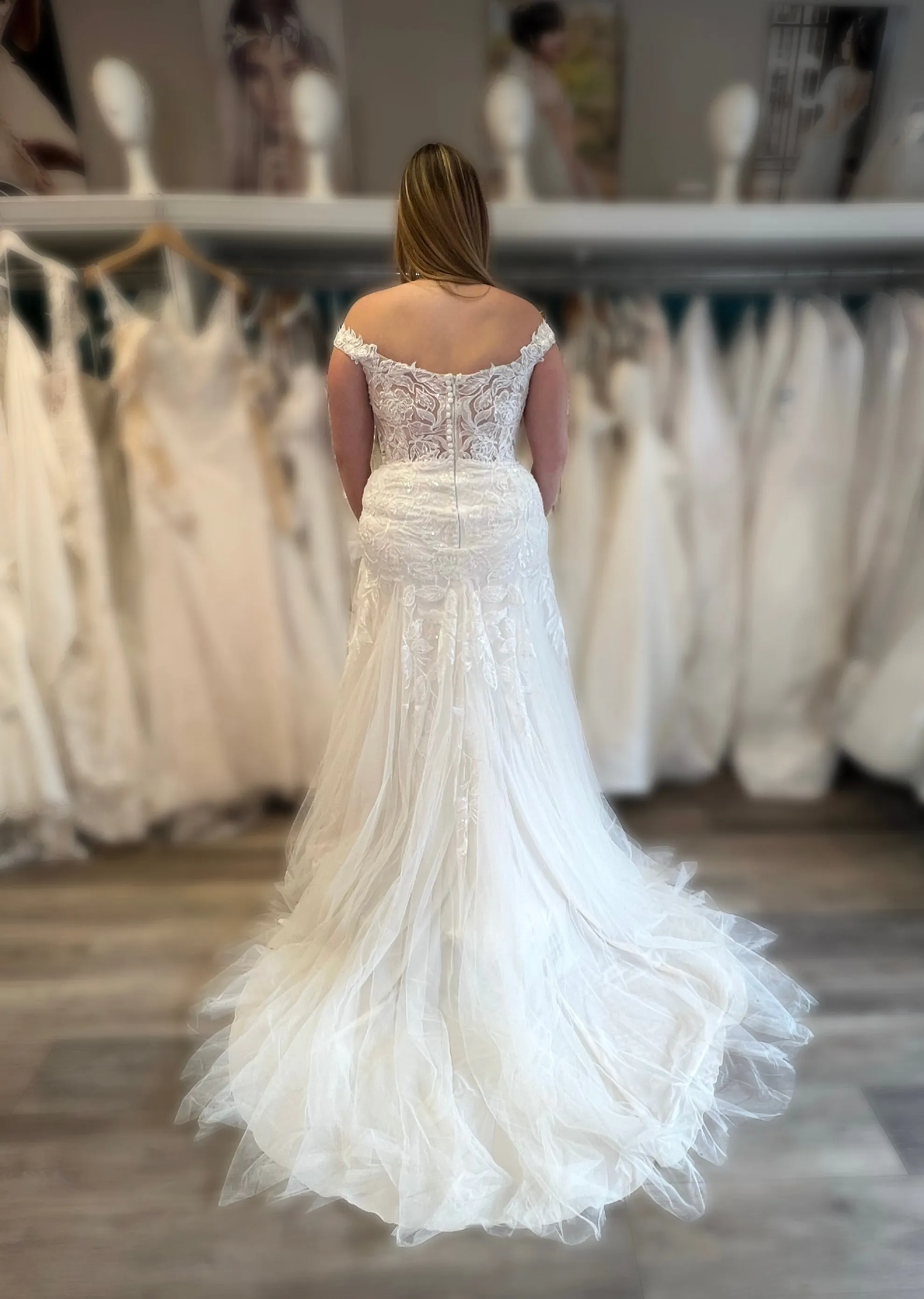 Lillian West 66244 Wedding Dress Sample