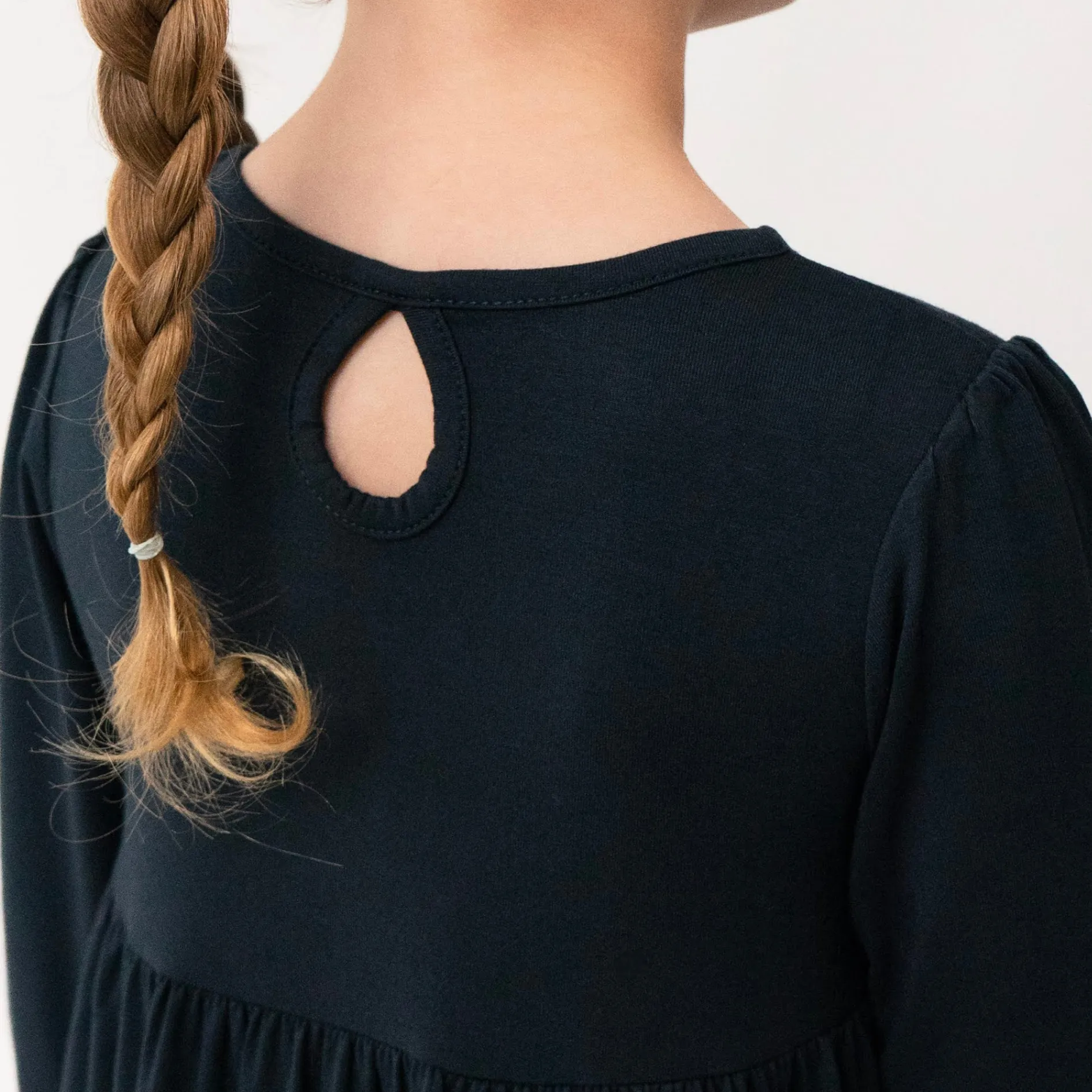 L/S Tiered Dress - Midnight