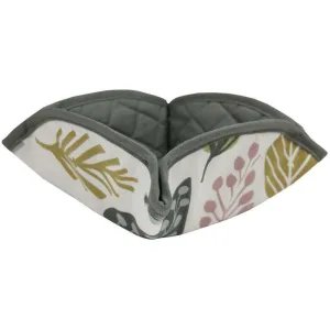 Magda Pink Cotton Print Bread Basket