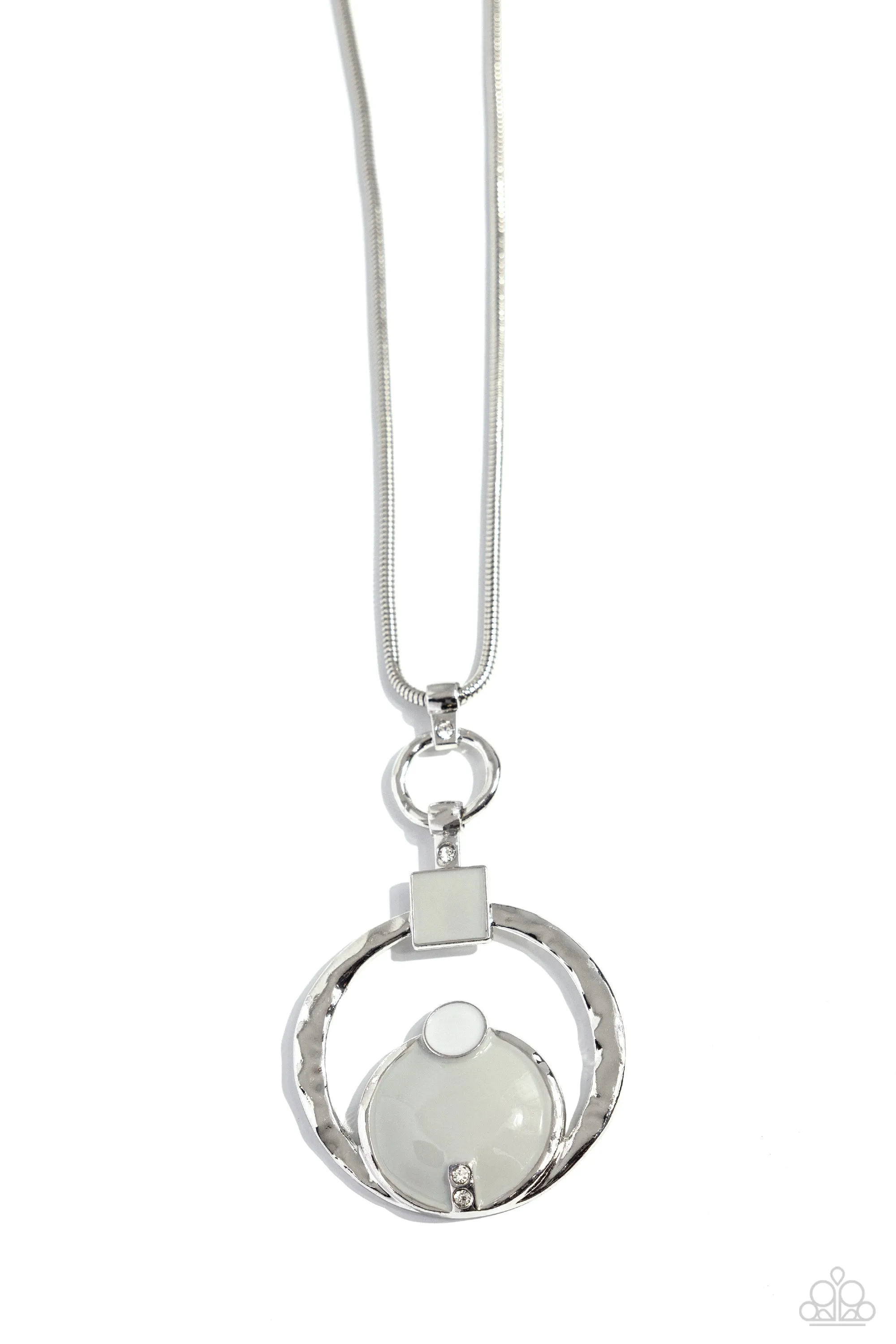 Necklaces Tastefully Transparent - Silver N184