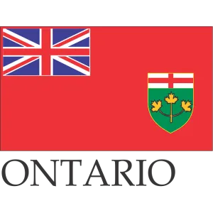 Ontario Embroidered Flag Badge