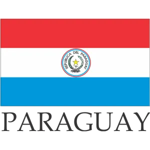 Paraguay Embroidered Flag Badge