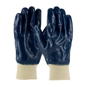 PIP 56-3152/L Nitrile Dipped Glove with Jersey Liner and Smooth Finish on Full Hand   -   Knit Wrist