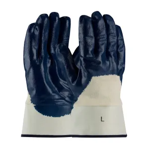 PIP 56-3153 Nitrile Dipped Glove with Jersey Liner and Smooth Finish on Palm, Fingers & Knuckles - Plasticized Safety Cuff