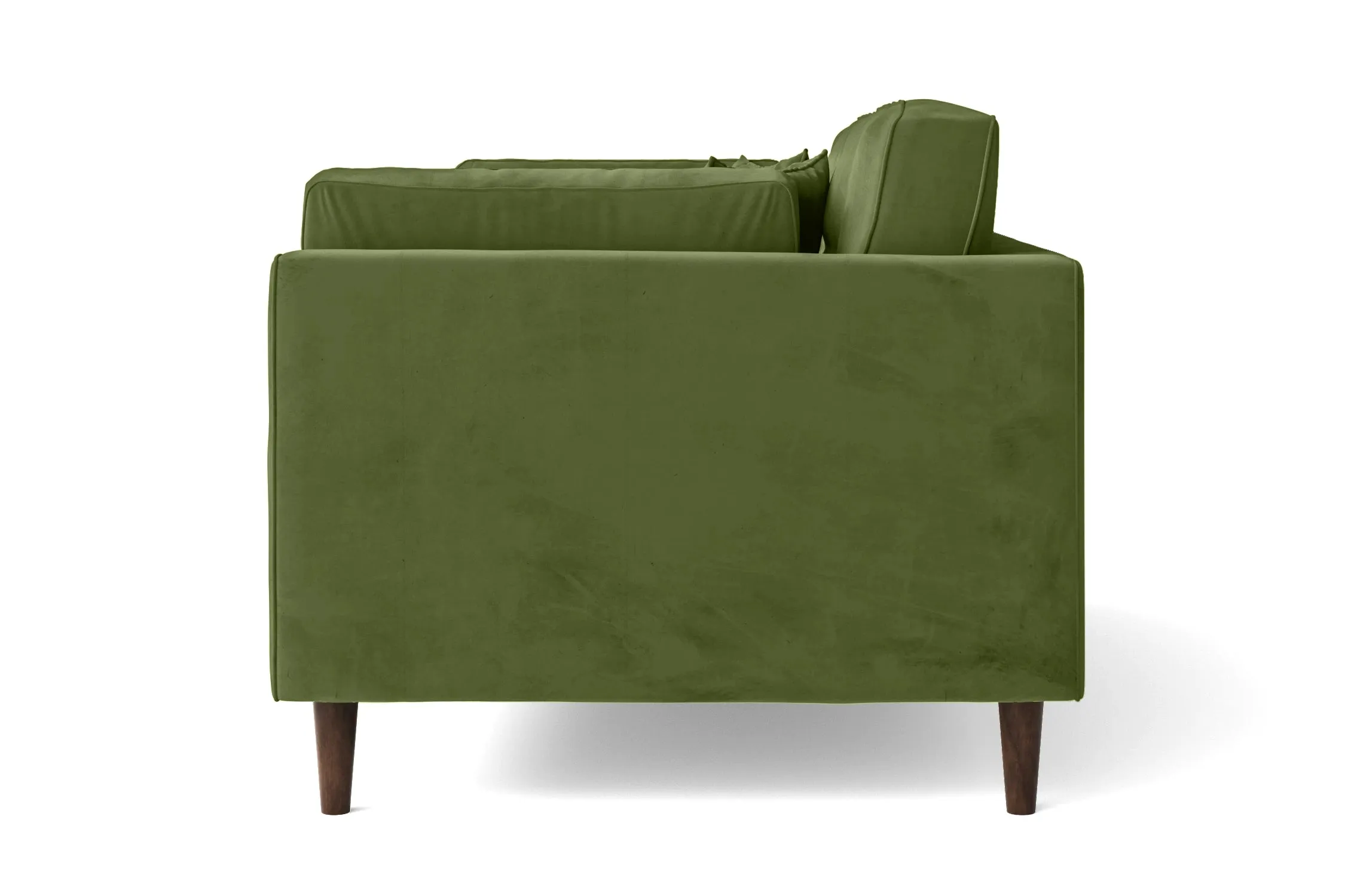 Ragusa 4 Seater Sofa Lime Velvet