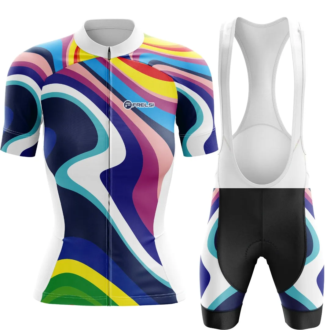 Rainbow Sprinter | Women's Short Sleeve Cycling Set