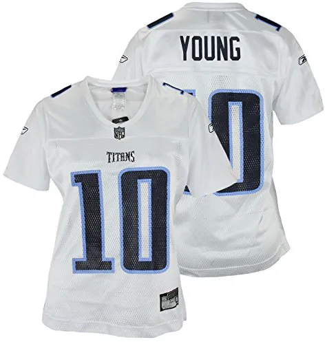 Reebok NFL Women's Assorted Tennessee Titans Vince Young #10 Replica Jersey