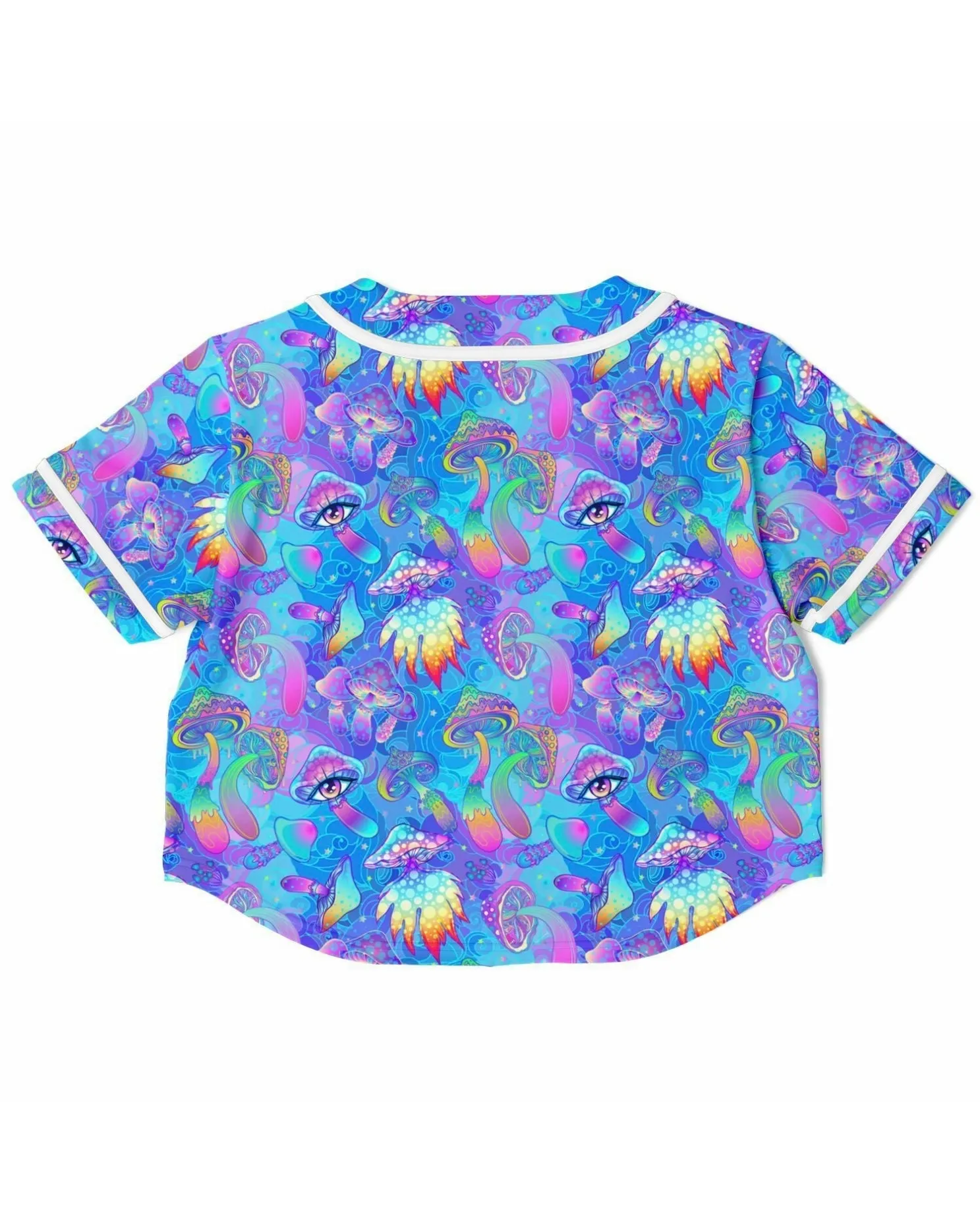 Shroomin Blue Cropped Jersey