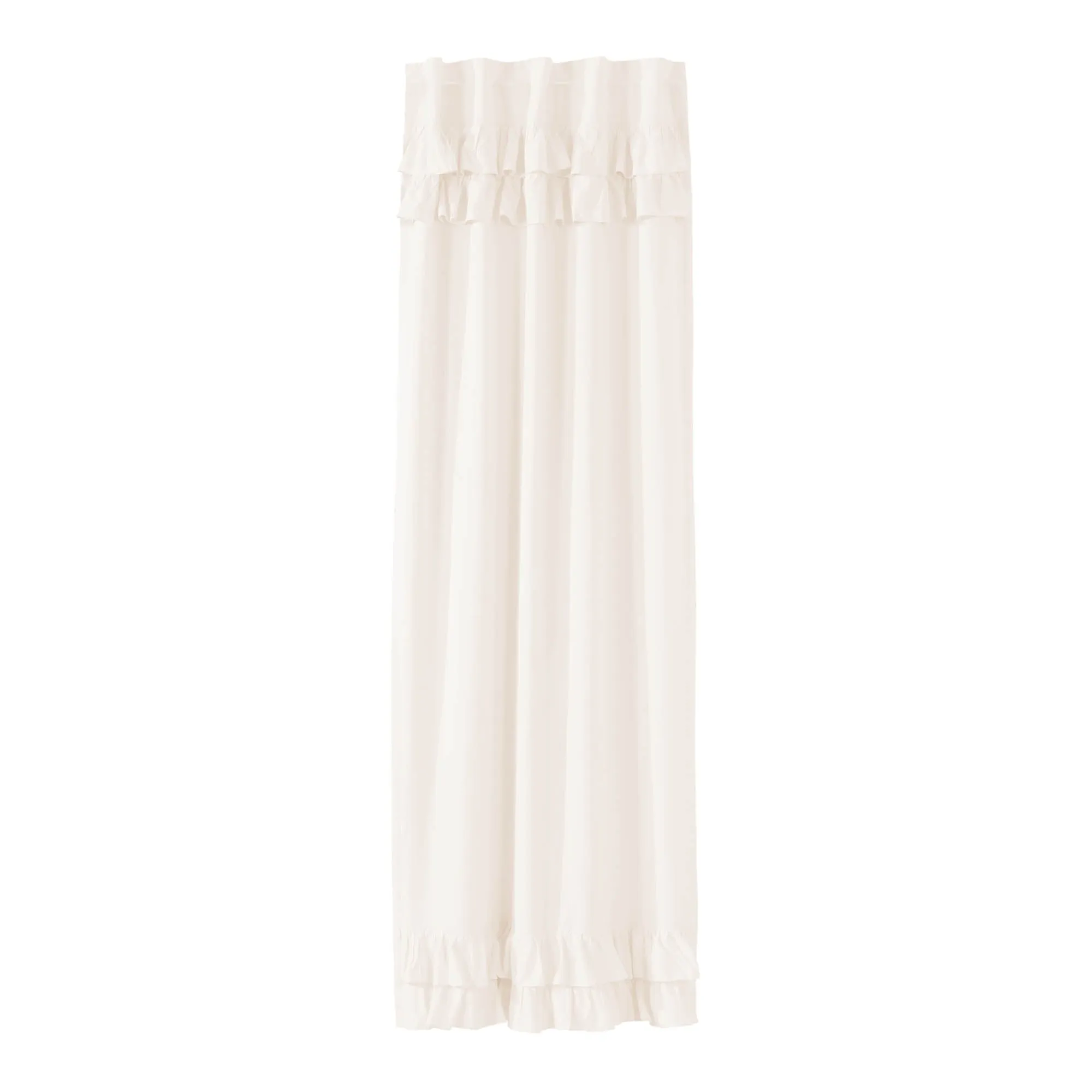 Simple Life Flax Ruffled Panel 96x40