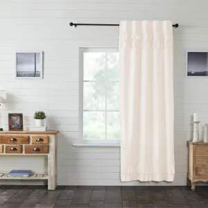 Simple Life Flax Ruffled Panel 96x40