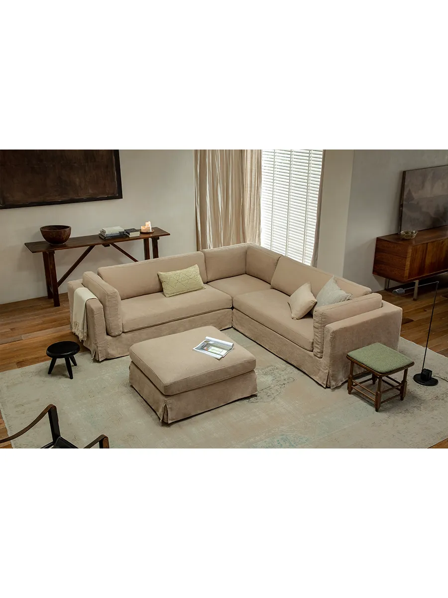 Skirt Sectional Sofa