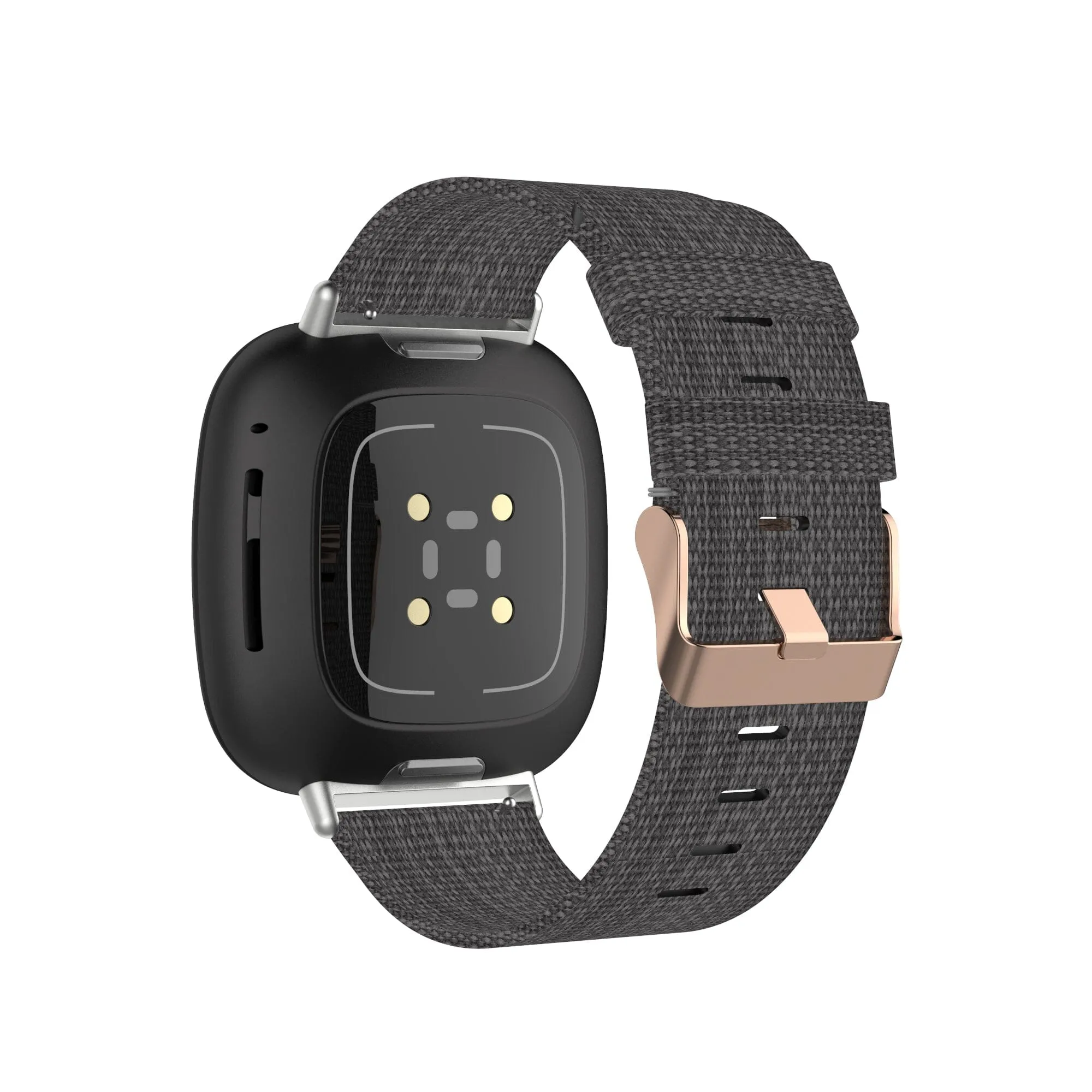 Stylish Canvas Watch Straps Compatible with Fitbit Versa