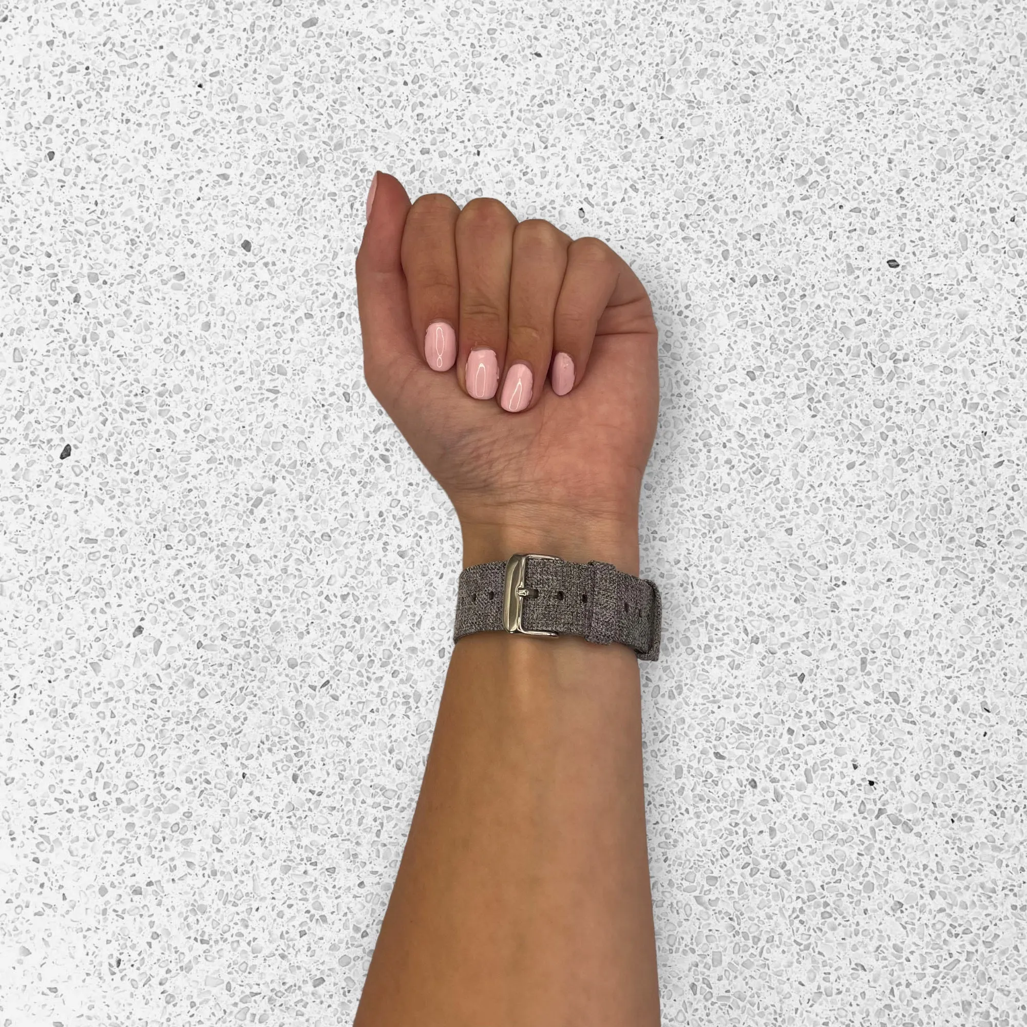 Stylish Canvas Watch Straps Compatible with Fitbit Versa