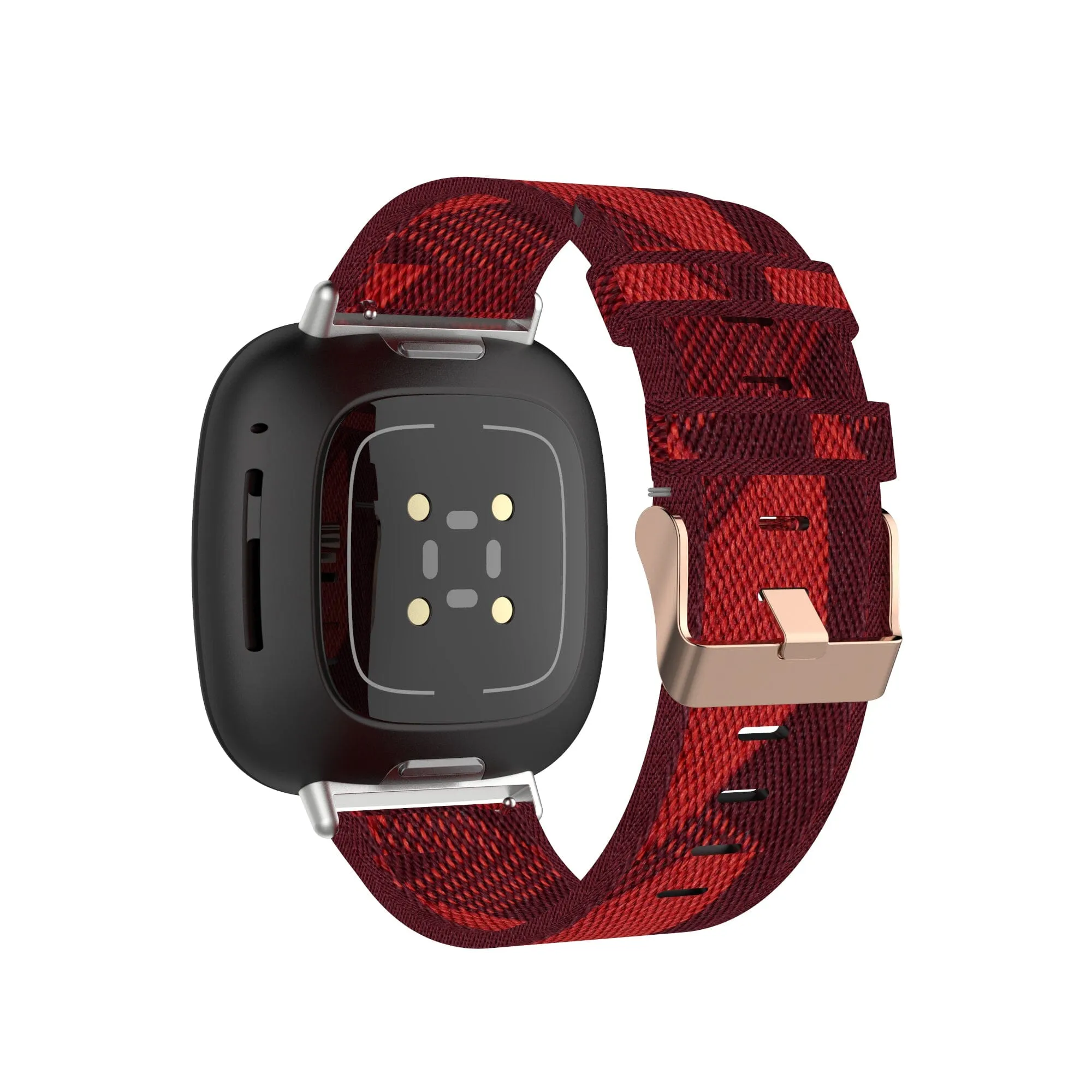 Stylish Canvas Watch Straps Compatible with Fitbit Versa