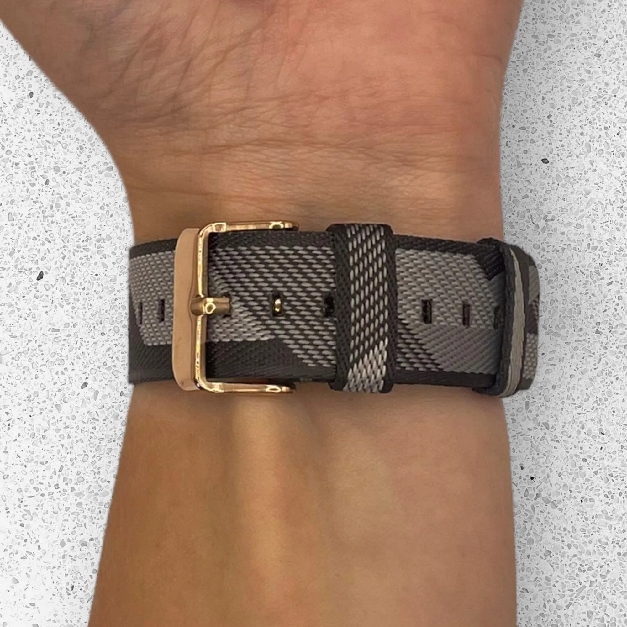 Stylish Canvas Watch Straps Compatible with Xiaomi Amazfit T-Rex & T-Rex Pro