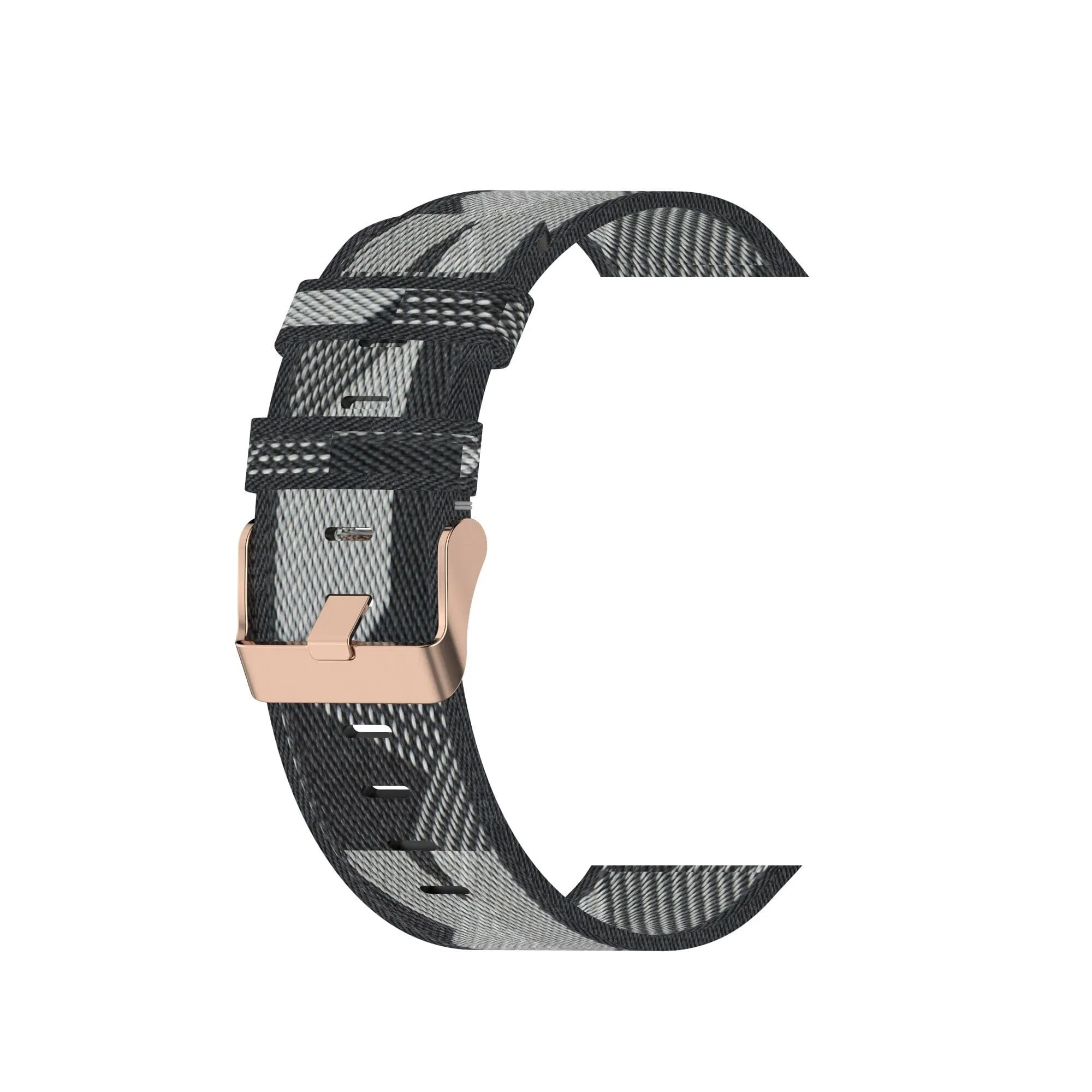 Stylish Canvas Watch Straps Compatible with Xiaomi Amazfit T-Rex & T-Rex Pro