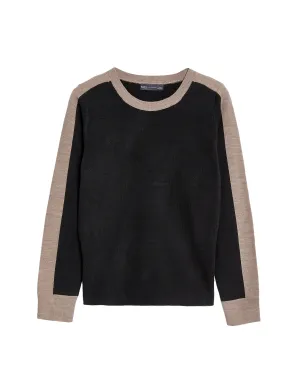 Supersoft Striped Crew Neck Jumper