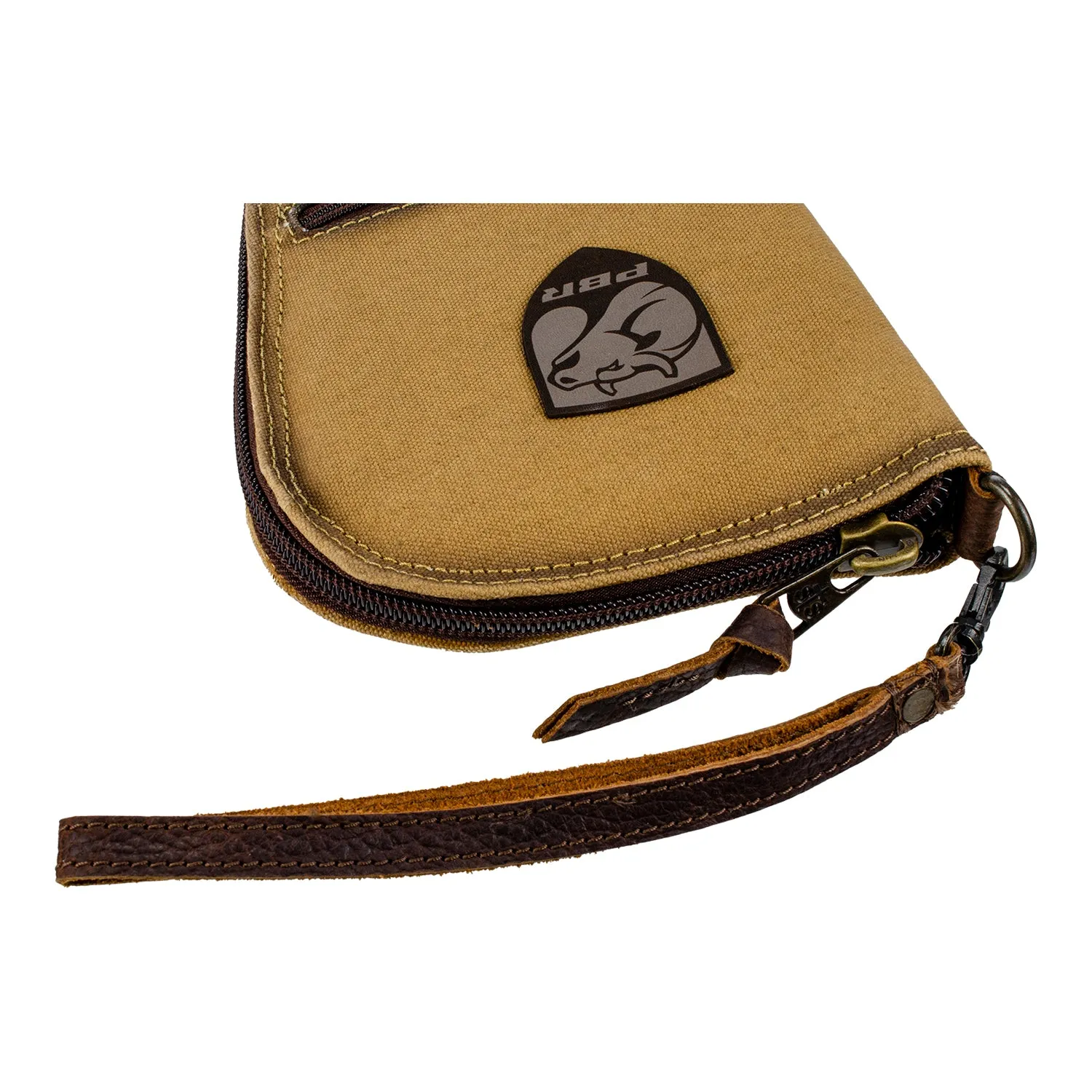 Tan Canvas Pistol Case