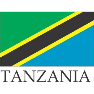 Tanzania Embroidered Flag Badge