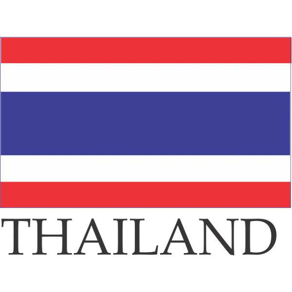 Thailand Embroidered Flag Badge