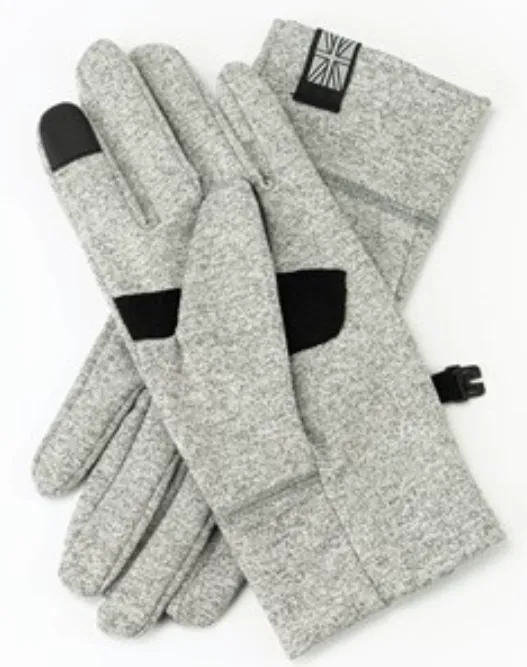 Thermal Tech Gloves -Grey -Large / Extra Large