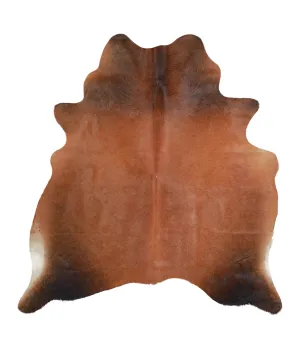 Warm Caramel Large Brazilian Cowhide Rug 6'0"H x 5'7"W #A21666 by Hudson Hides