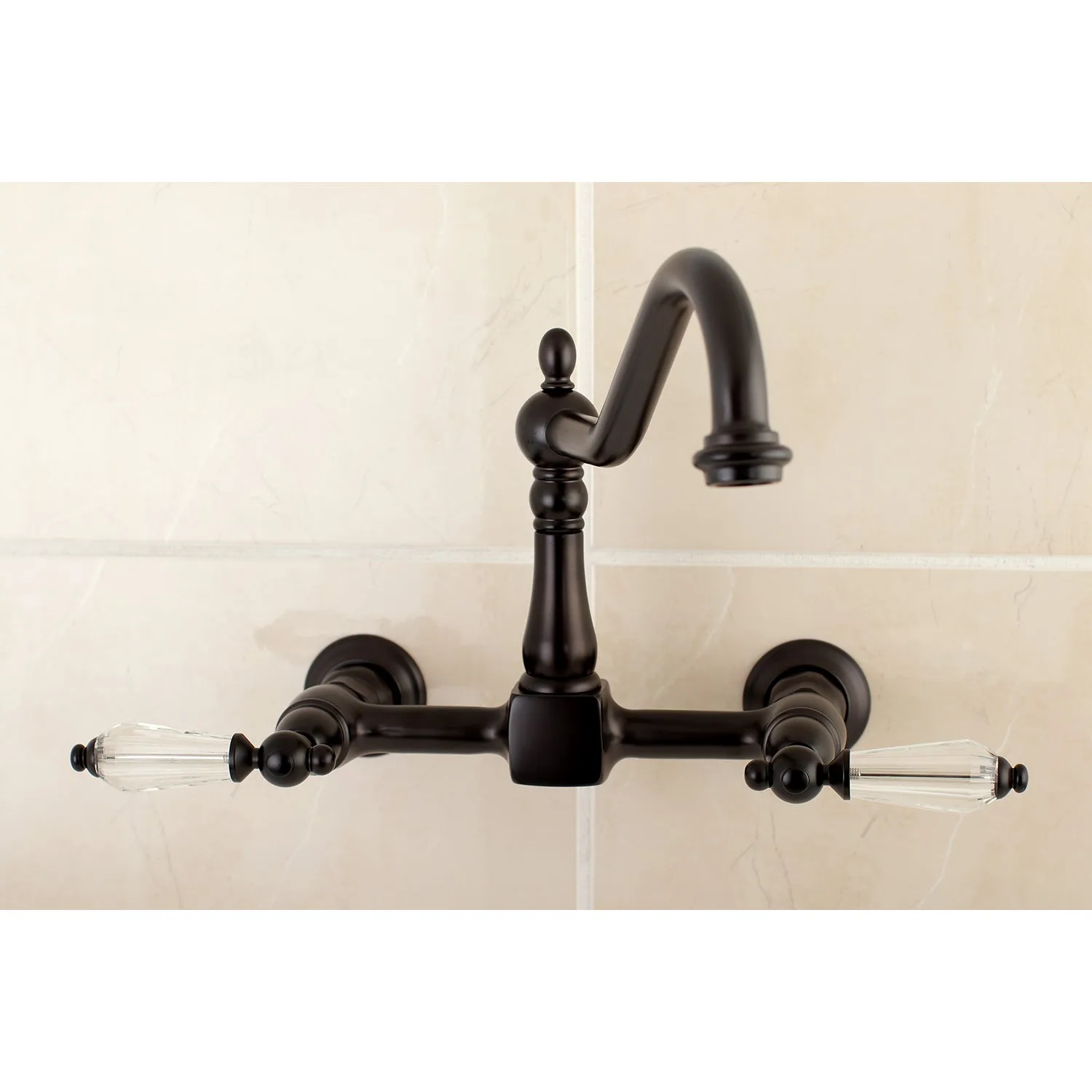 Wilshire Wall Mount Bridge Kitchen Faucet